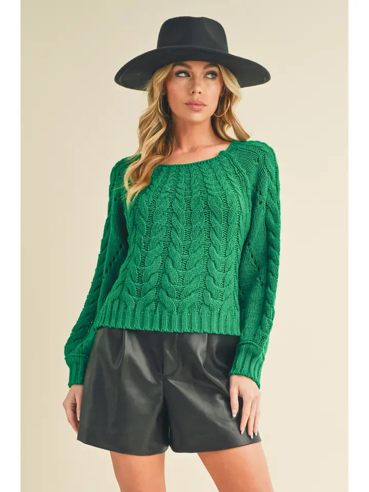 Tally Sweater Green