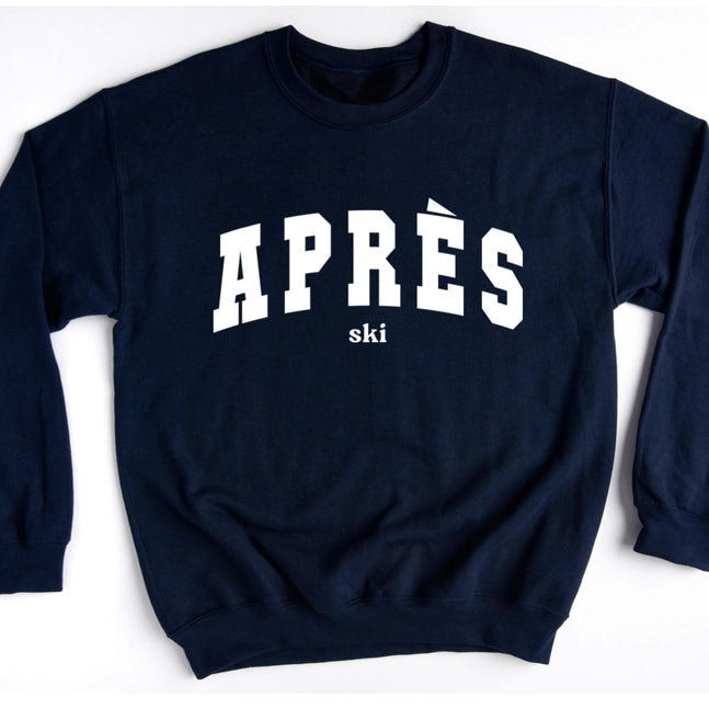 APRES Ski Crew Neck in Navy