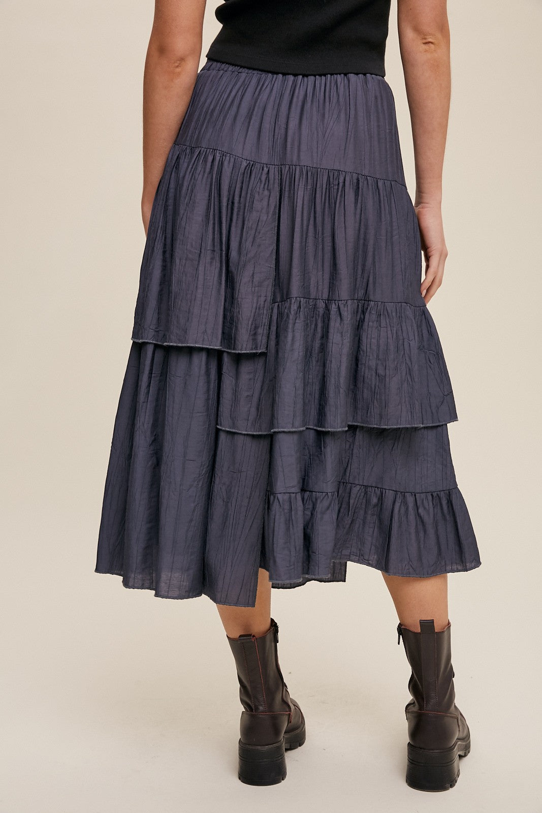 Flow Navy Skirt