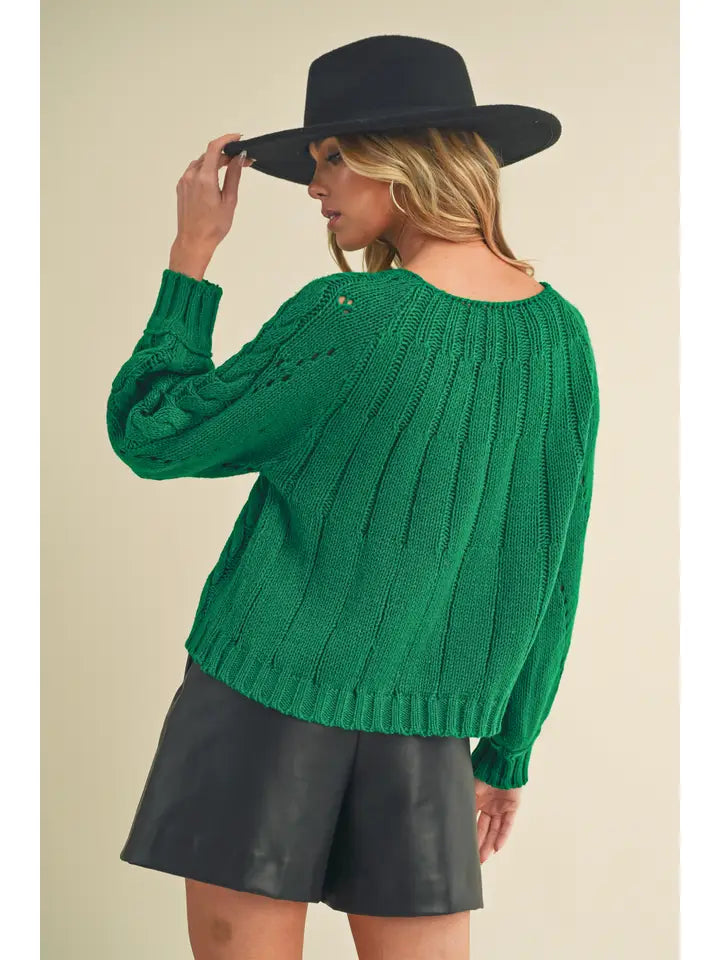 Tally Sweater Green