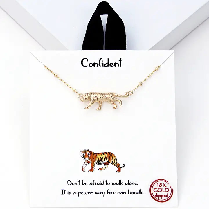 Confident Cheatah Necklace