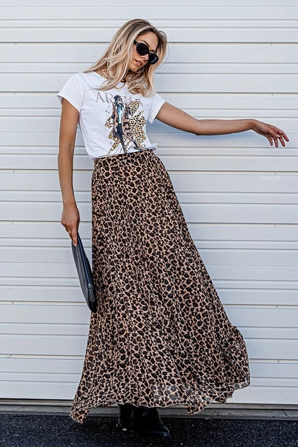 Cheeka Cheetah Maxi Skirt