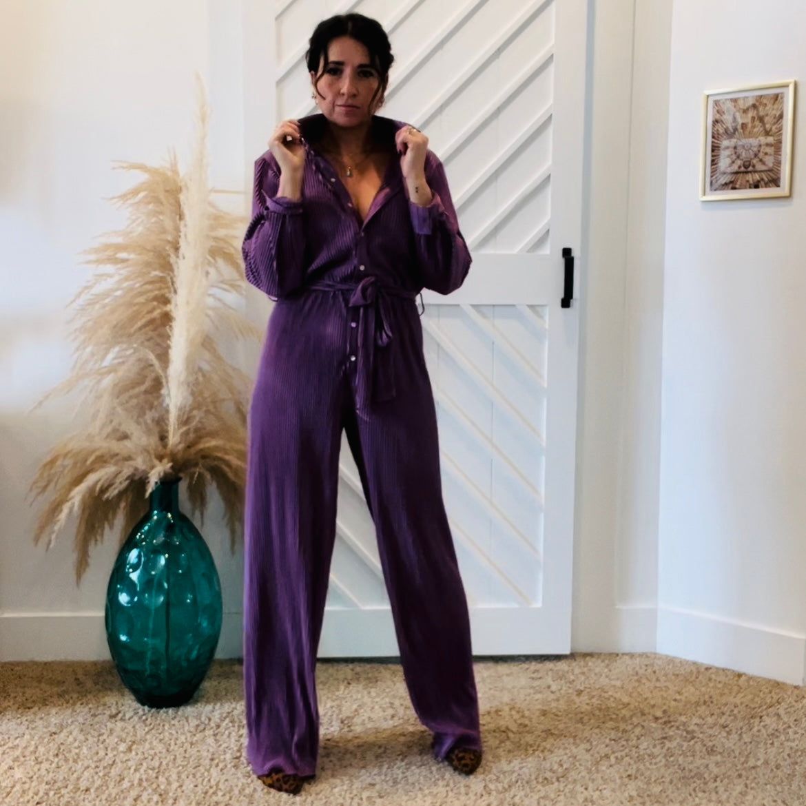 Taylor Purple Jumpsuit