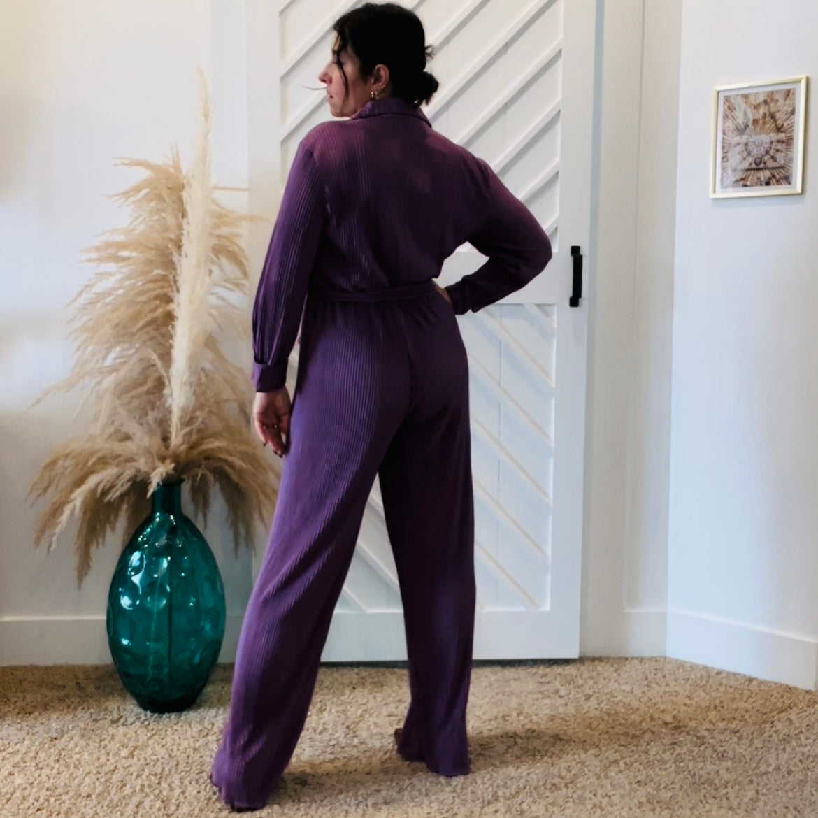 Taylor Purple Jumpsuit