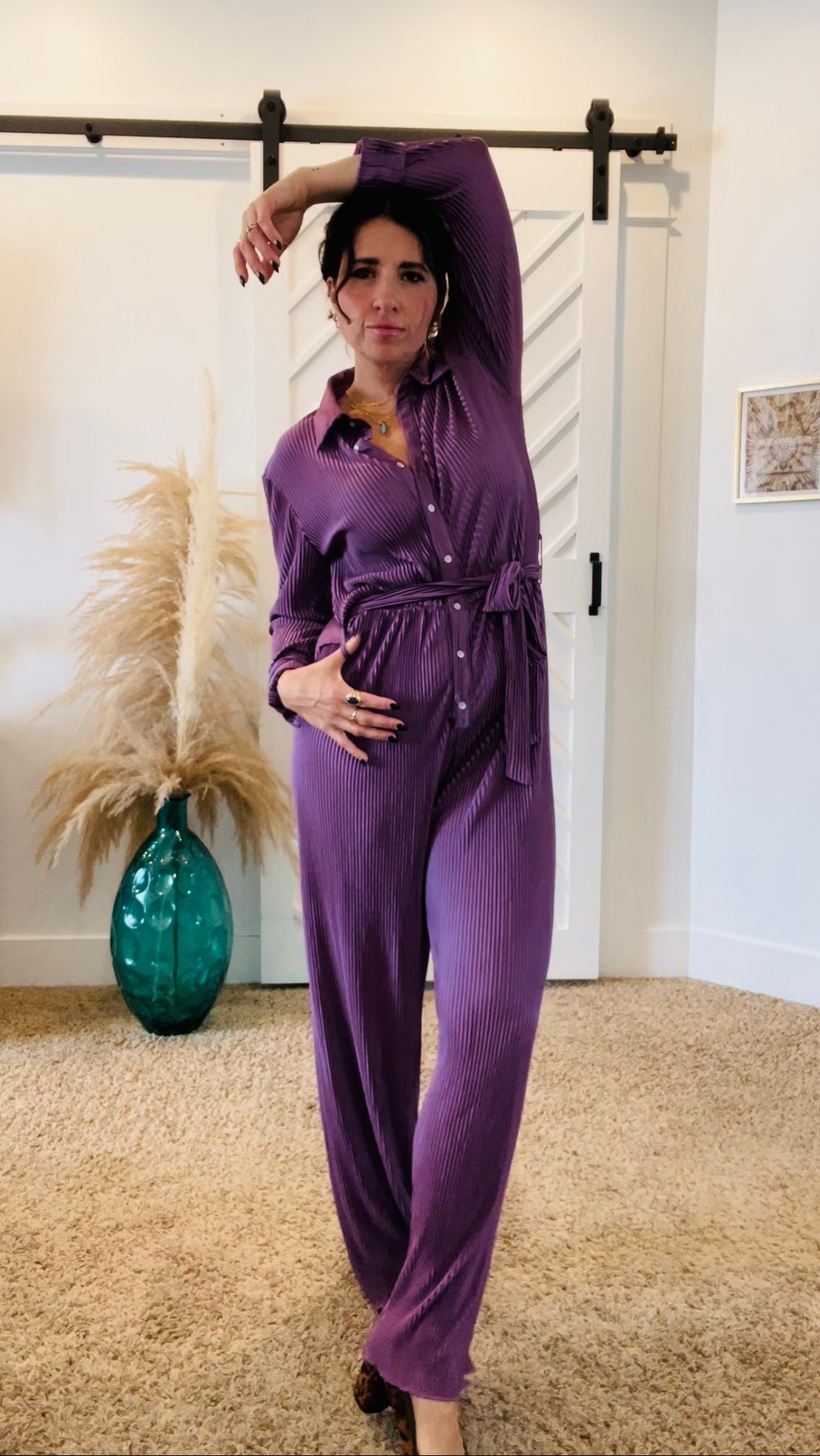 Taylor Purple Jumpsuit