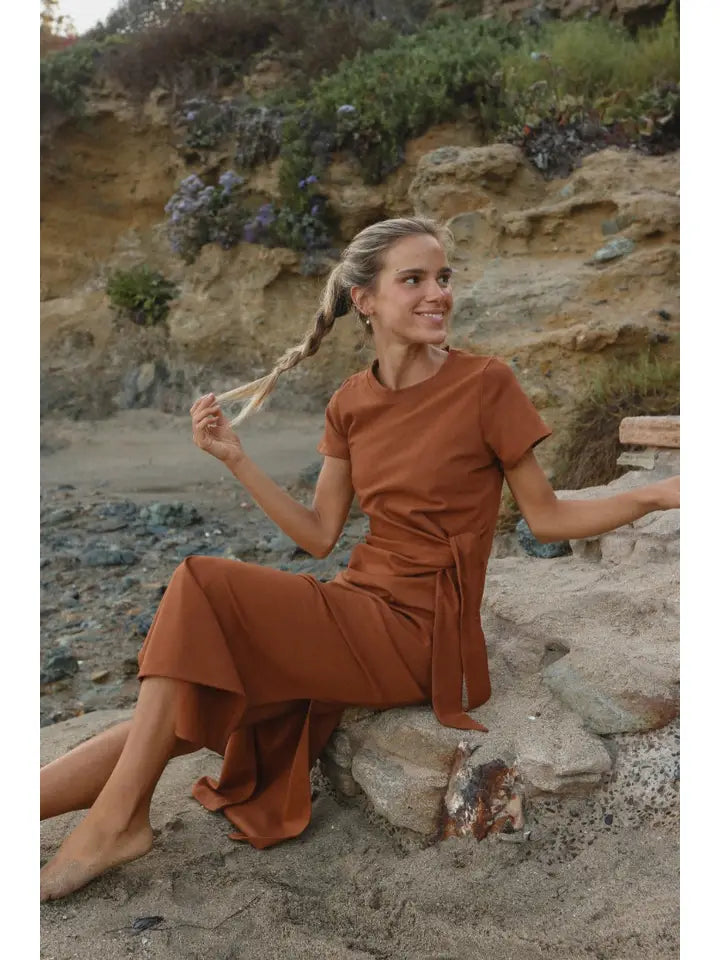 Anastasia Toe Dress Brown