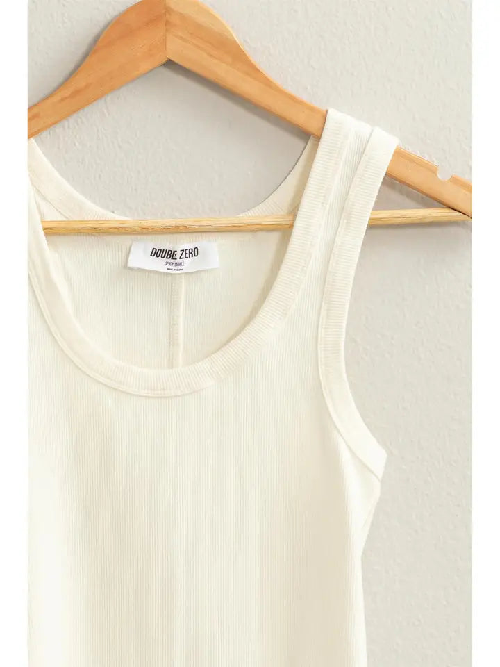 Cream Timeless Scoop Tank