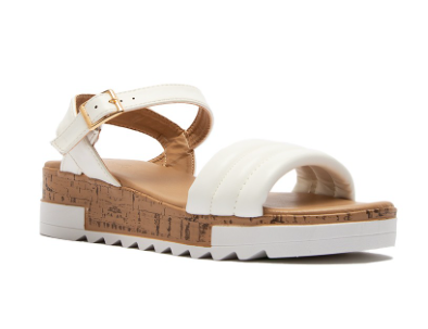 White Platform Sandal