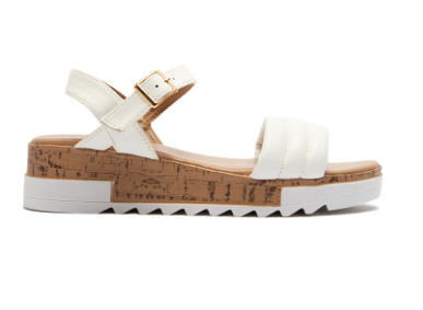 White Platform Sandal