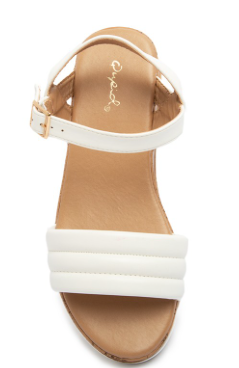 White Platform Sandal