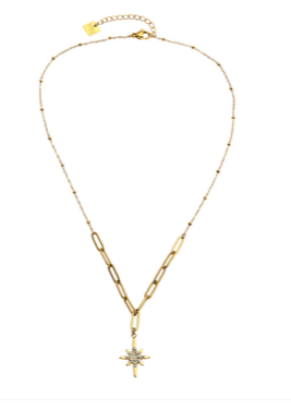 Malvina Gold Star Necklace